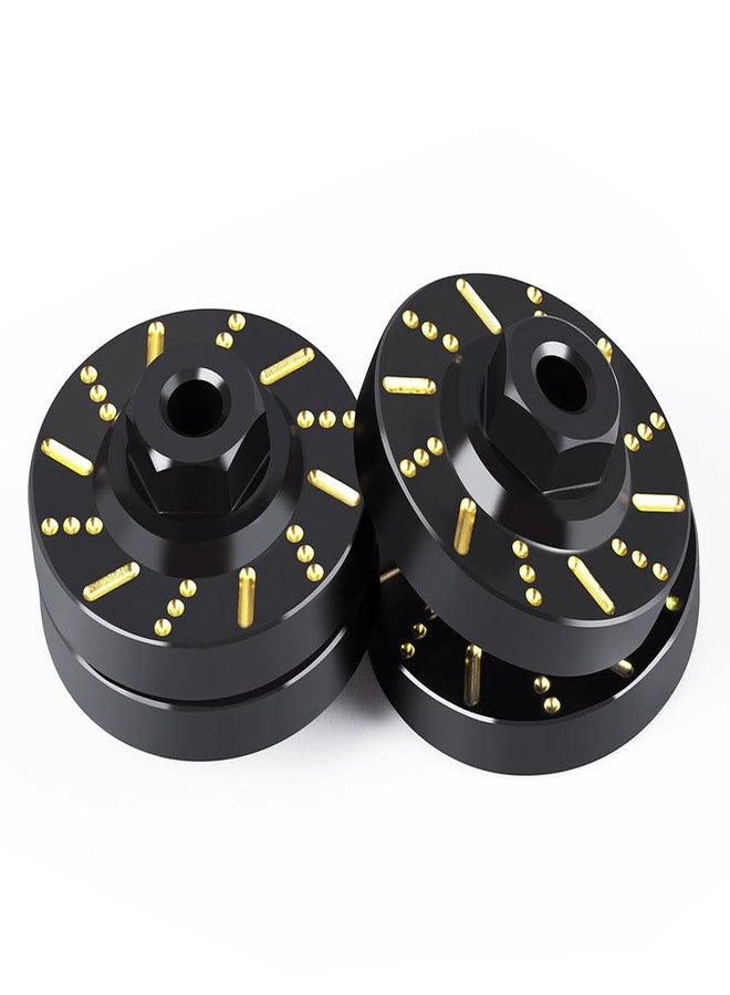 MORLORDY 4Pcs Brass Wheel Hex Adapter Counterweight 32g for Axial 1/24 SCX24/ FMS/FMS K10/ FCX10/FCX18/ FCX24 RC Crawler Car - Image 3